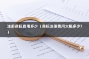 注册商标费用多少（商标注册费用大概多少?）