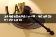 注册商标的回执单是什么样子（商标注册回执单下来怎么查询）