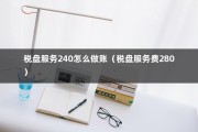 税盘服务240怎么做账（税盘服务费280）